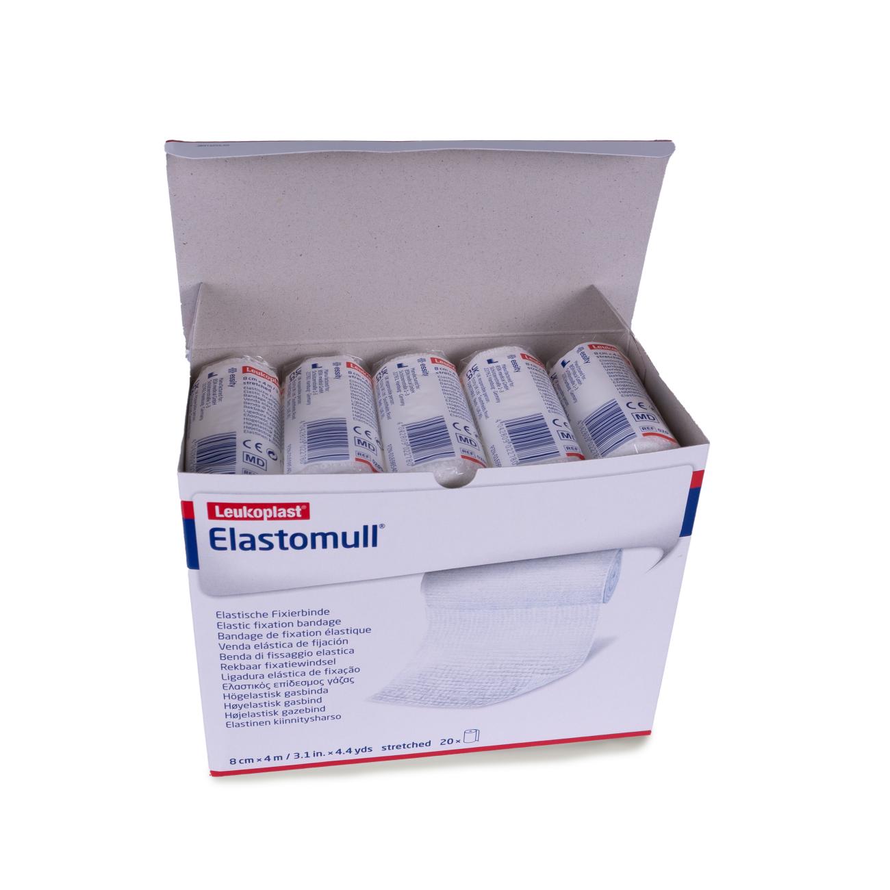 Elastomull 8 cm x 4 m gecellofaneerd (20 stuks) - Afbeelding 2