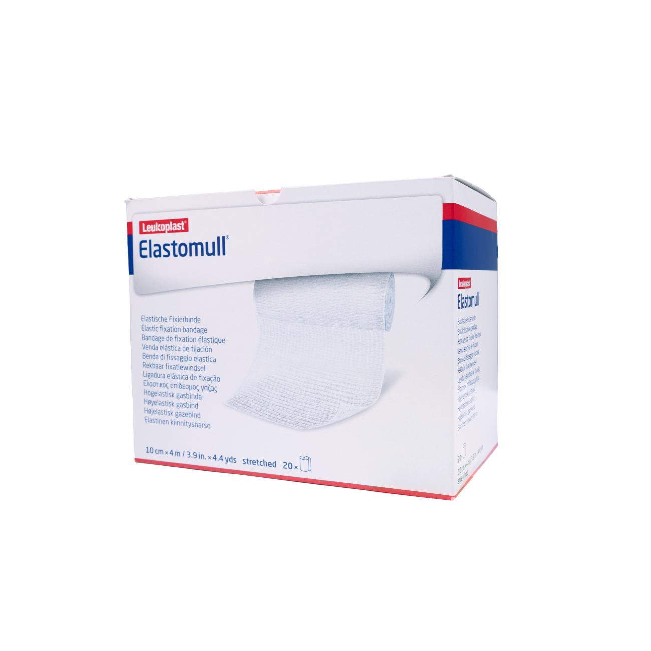 Elastomull 10 cm x 4 m gecellofaneerd (20 stuks)