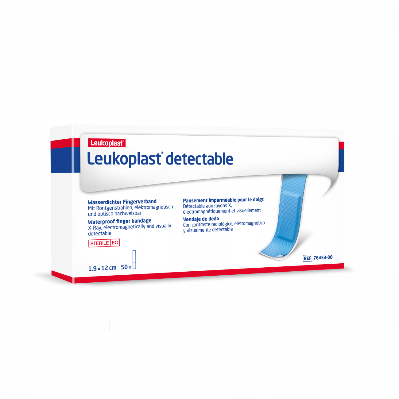 Leukoplast detectable 1,9 x 12 cm doos a 50 stuks