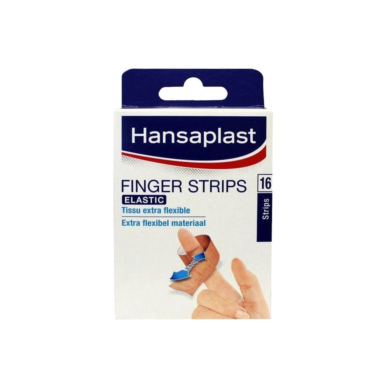 Hansaplast vingerpleister 12 x 2 cm a 16 stuks