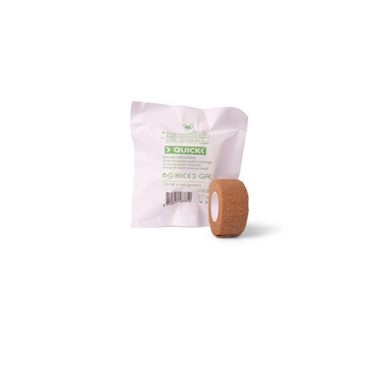 Quick Bandage zelfhechtend 2,5 cm x 4 m - Afbeelding 2