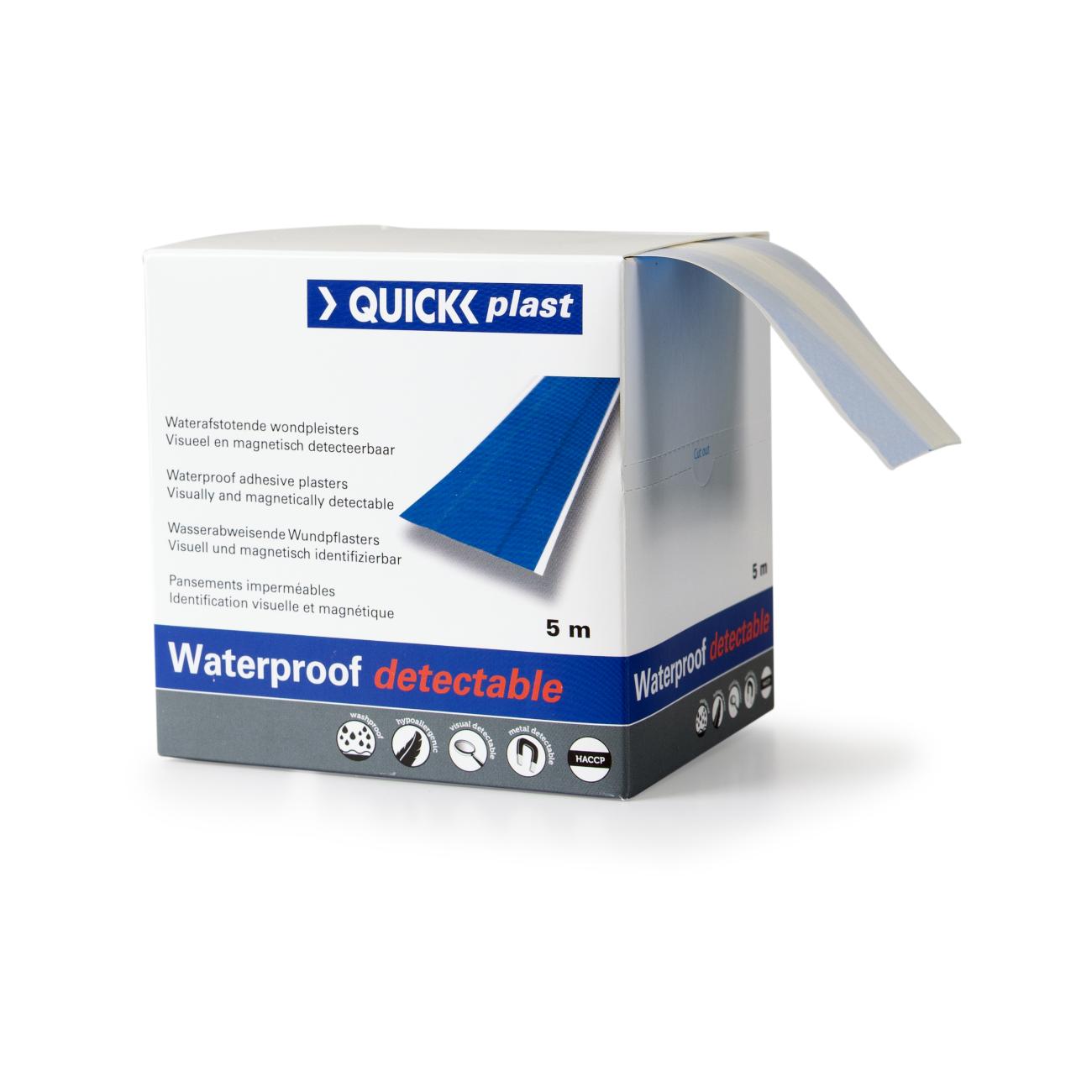 QuickPlast Water Resistant pleisters detecteerbaar (6 cm x 5 - Afbeelding 2