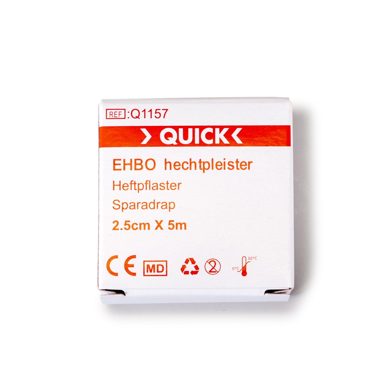 Quick hechtpleister 2,5 cm x 5 m EHBO